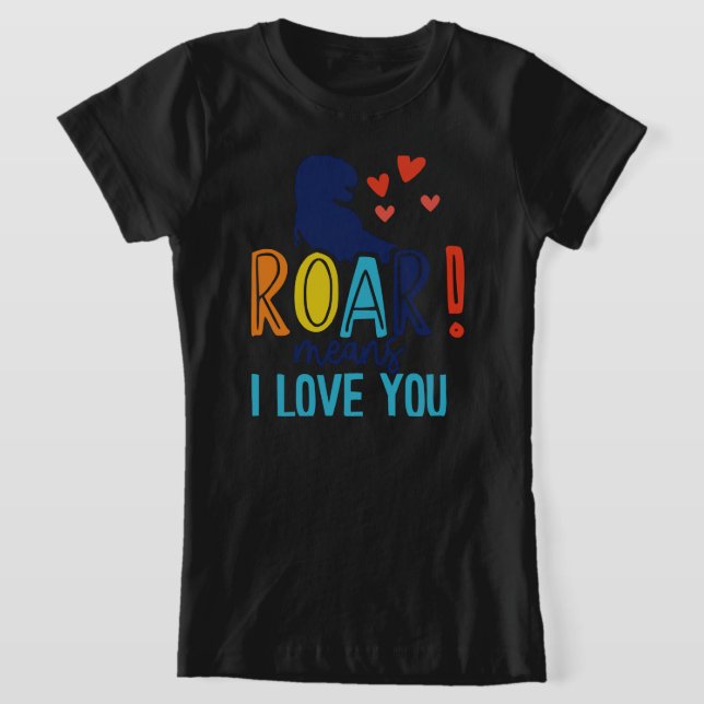 T-Shirt pour garçons ROAR avec amour – Tee pour en (Poser)