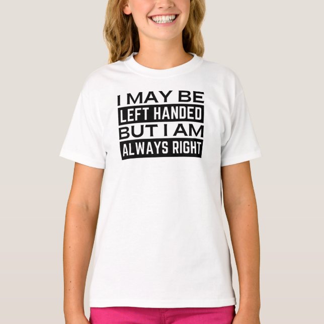 T-Shirt pour Gaucher (Devant)