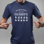 T-shirt Pour Grand-Parent avec Grandkids Noms personnalisé<br><div class="desc">Montrez votre amour pour vos gens/petits-enfants préférés avec ce t-shirt unique ! Changez le nom de grand-père à Poppa, Gramps, Pops, Grand-mère ou tout ce que vos petits-enfants vous appellent - puis ajoutez leur nom aux empreintes ci-dessous. Il y a actuellement 10 empreintes et des noms, mais si vous avez...</div>