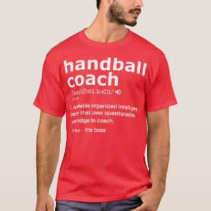 T-shirt Pour handball coach et entraîneurs cadeau présent