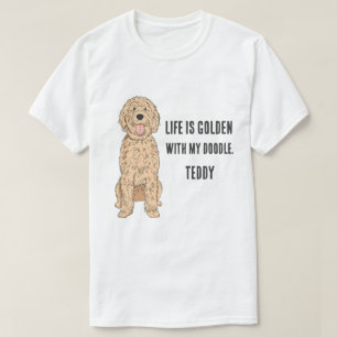 T-shirt pour homme Doodle Dad Goldendoodle personn