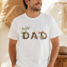 T-shirt pour homme Papa de l'enfant sauvage