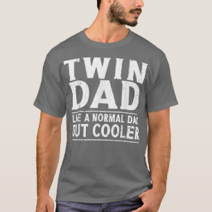 T-shirt pour homme, père de jumeaux comme un père
