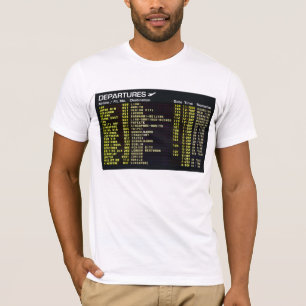 T-shirt pour homme pour départs à l'aéroport