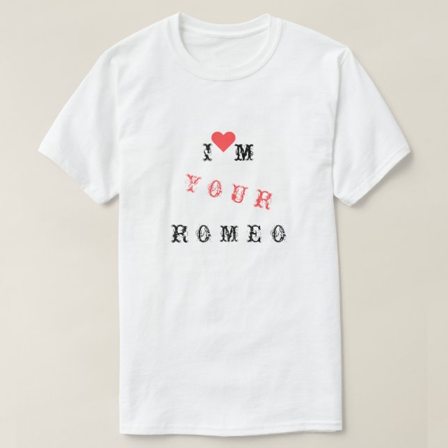 T-Shirt pour homme pour Roméo (Design devant)
