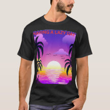 T-shirt pour homme pour une journée paresseuse au