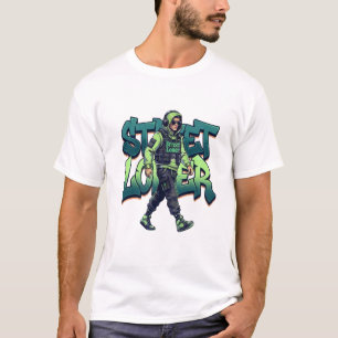 T-Shirt pour Homme Street Loner Graffiti Art Urbai