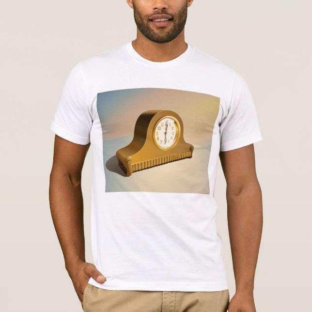 T-Shirt pour hommes à horloge vintage (Devant)