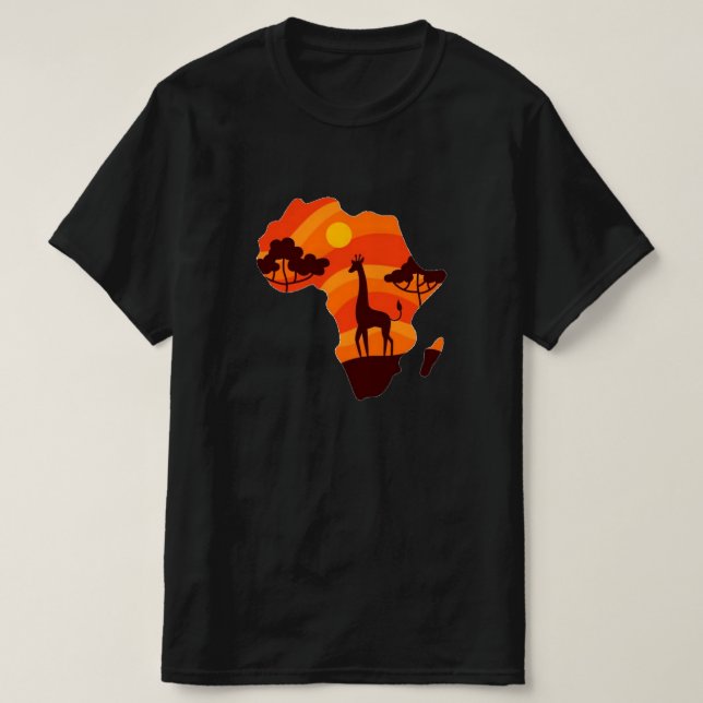 T-Shirt pour hommes African Sun (Design devant)