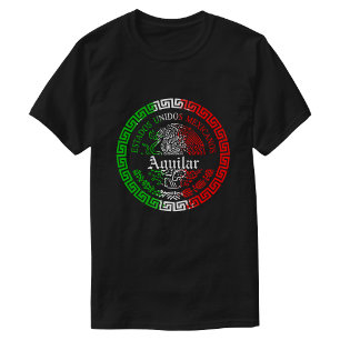 T-shirt pour hommes Aguilar Nom de famille thème M