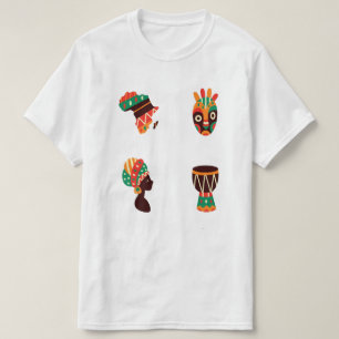 T-Shirt pour hommes Art Africain
