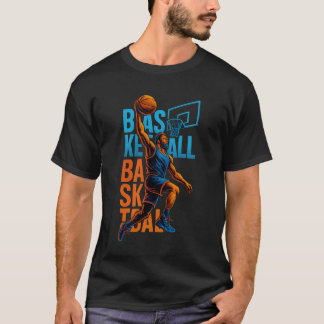 T-Shirt pour hommes avec graphique de dunk de bask