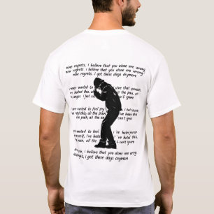 T-Shirt pour hommes avec impression abstraite esth