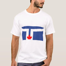 T-shirt pour hommes avec le drapeau de Toronto, Ca