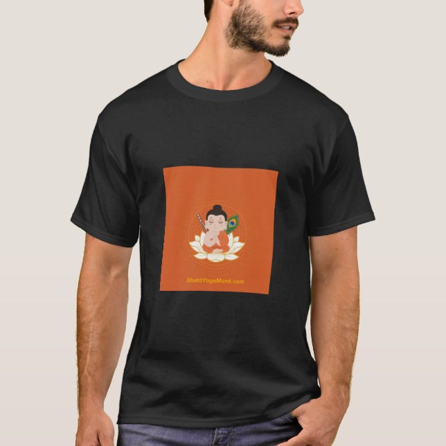 T-shirt pour hommes BhaktiYogaMonk (Devant)