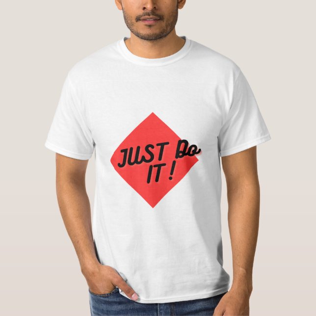 T-shirt pour hommes blancs  (Devant)