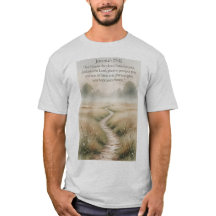 T-shirt pour hommes chrétiens Bible Jérémie 29:11