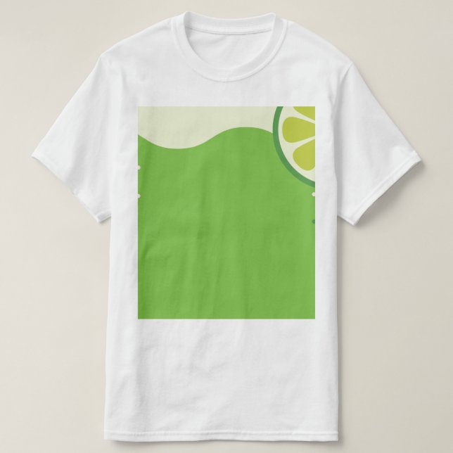 T-shirt pour hommes cocktail citron (Design devant)