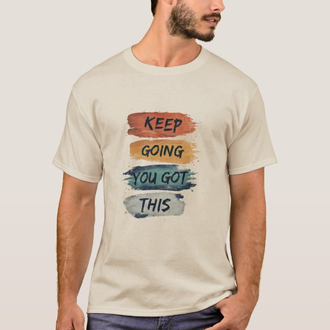 T-shirt pour hommes « Continuez, vous pouvez le fa (Devant)