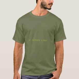 T-shirt pour hommes de la St. Patrick, chemise con