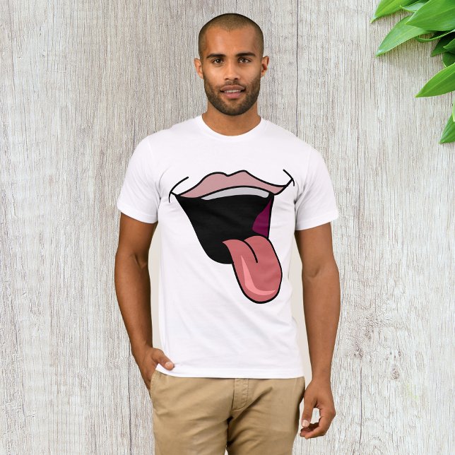 T-Shirt pour hommes de langue (Créateur téléchargé)