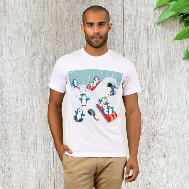 T-Shirt pour hommes de pingouins (Créateur téléchargé)