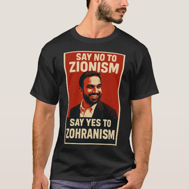 T-Shirt pour hommes de Zohran Mamdani (Devant)