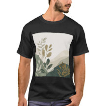 T-shirt pour hommes Eco Minimaliste Art de la Natu
