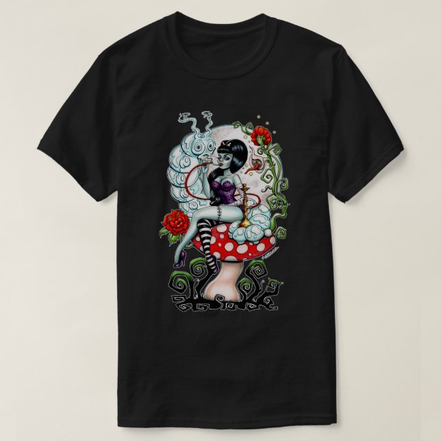 T-shirt Pour Hommes Femmes Alice En Terre Zombie - Schmoki (Design devant)