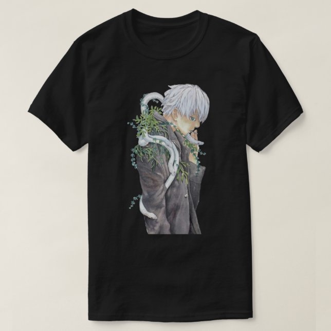 T-shirt Pour Hommes Femmes Japonais Mushishi Manga Cadeaux (Design devant)