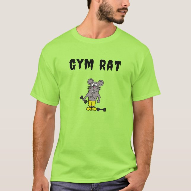 T-shirt pour hommes | Gym Rat (Devant)