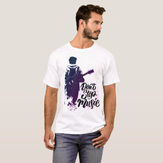 T-shirt pour hommes inspiration musique guitare él