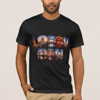 T-shirt pour hommes London City Photo Collage