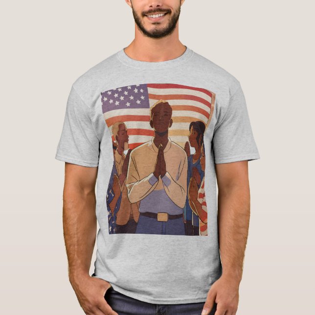 T-Shirt pour hommes Patriot (Devant)