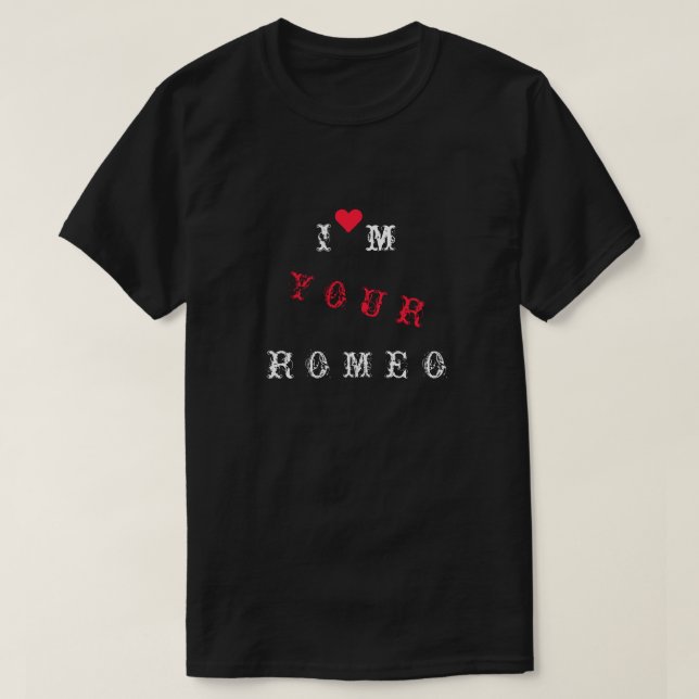 T-shirt pour hommes pour ROMEO (Design devant)