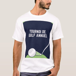 T-shirt pour hommes sport de golf
