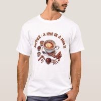 T-Shirt pour hommes sublimation Café aux épices - 