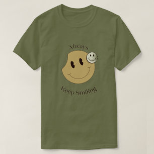 T-Shirt pour hommes T-shirts graphiques Keep Smili