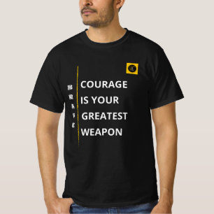 T-Shirt pour hommes - Vibration courageuse