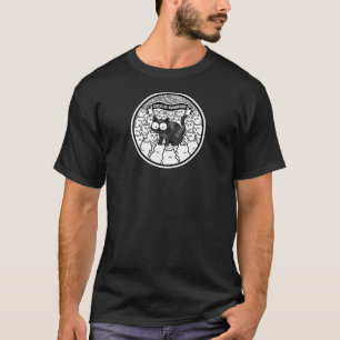 T-shirt pour introverti drôle avec chat noir socia