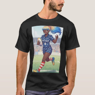 T-shirt pour joueuse de rugby
