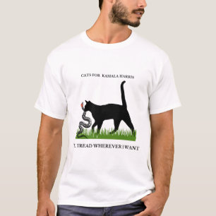 T-shirt Pour Kamala Harris, Je Vais Parcourir Où Je Veux
