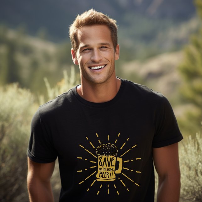 T-shirt pour la bière à boire (Créateur téléchargé)