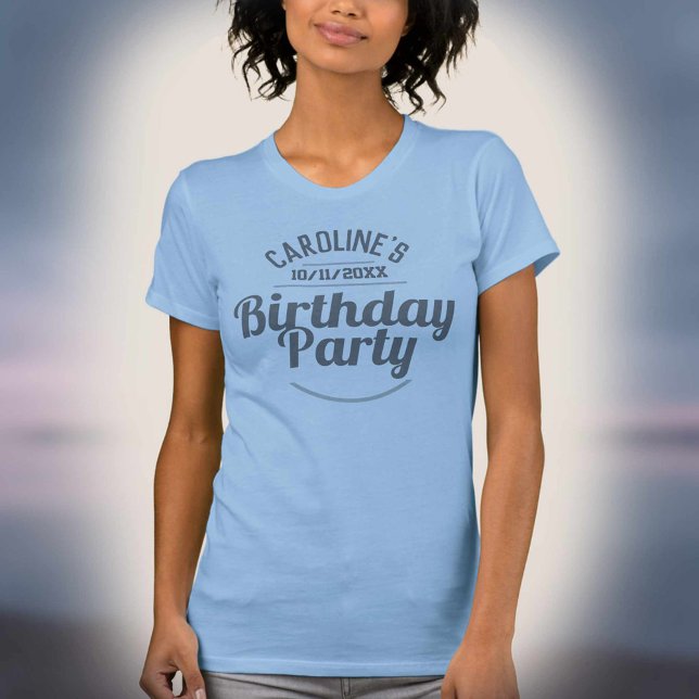 T-shirt pour la célébration d'anniversaire pour fe (Créateur téléchargé)