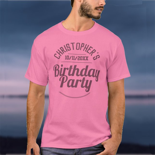 T-Shirt pour la Célébration d'un Anniversaire d'Ho (Créateur téléchargé)