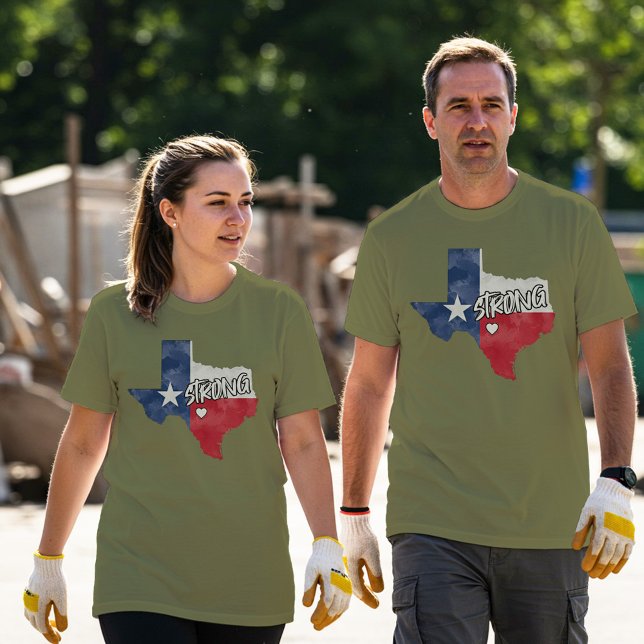 T-shirt pour la collecte de fonds Texas Strong (fo (Créateur téléchargé)