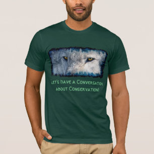 T-shirt pour la conservation de la faune des yeux