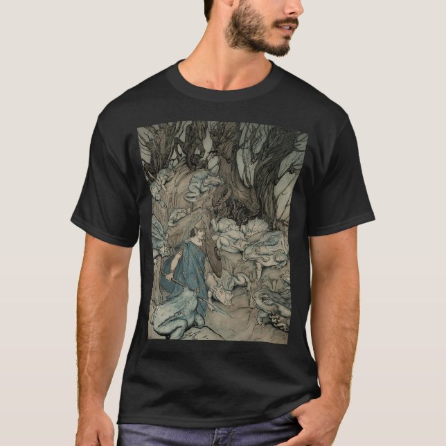 T-shirt pour la couverture de Cinderella Arthur Rackham (Devant)