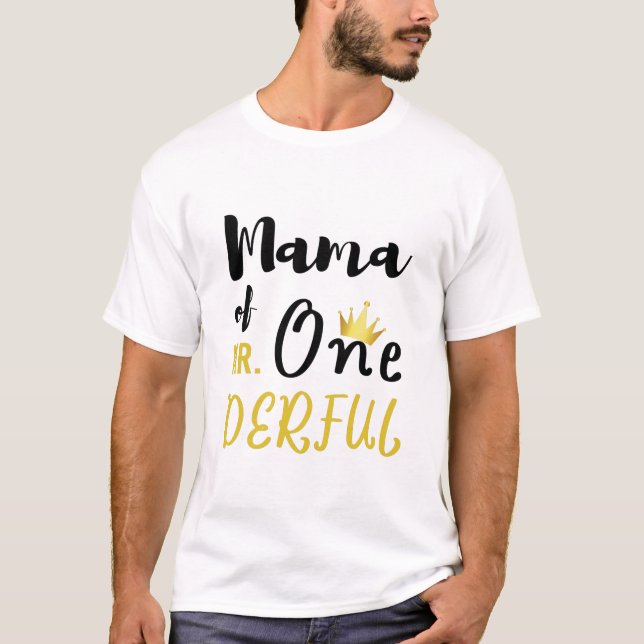 T-Shirt pour la fête des 1 an de MR Onederful Funn (Devant)
