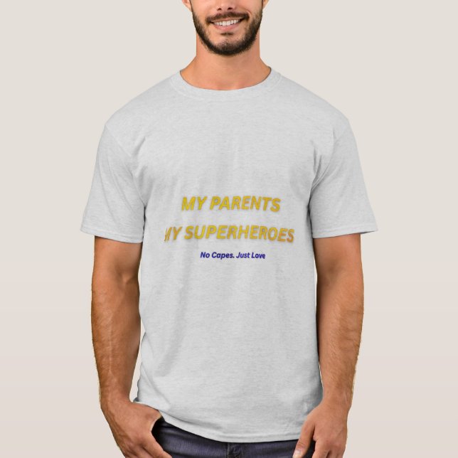 T-shirt pour la fête des parents (Devant)